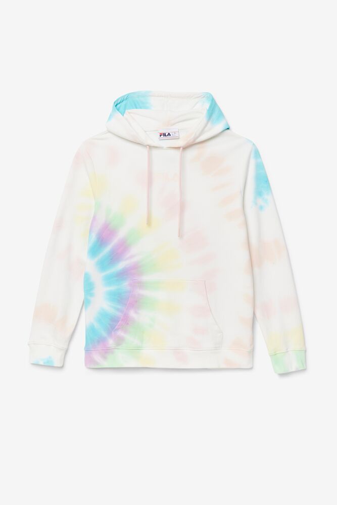 Fila Aerolynn Tie Dye Hoodie Creme | YHDW85349