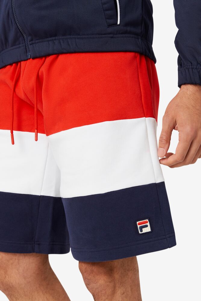 Fila Alanzo Short Cred/Wht/Navy | GDXT08316