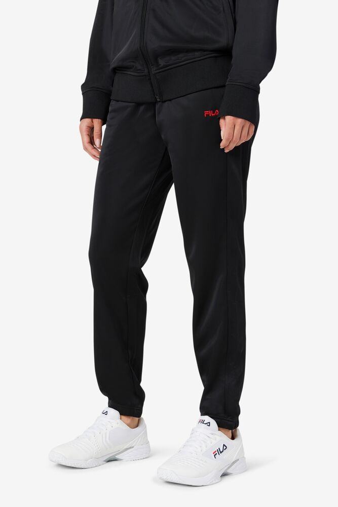 Fila Albania Track Pant Negras Rojas | ZFQX72043