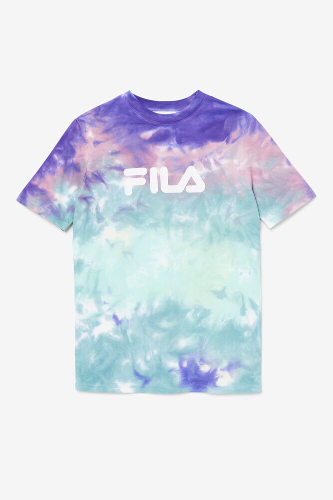 Fila Alivia Tie Dye Tee Azules | ZNLF40569