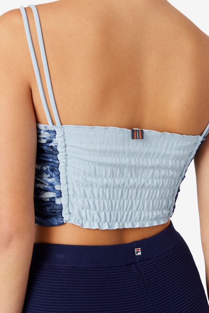 Fila Allannis Crop Tank Azules | IMJF50496