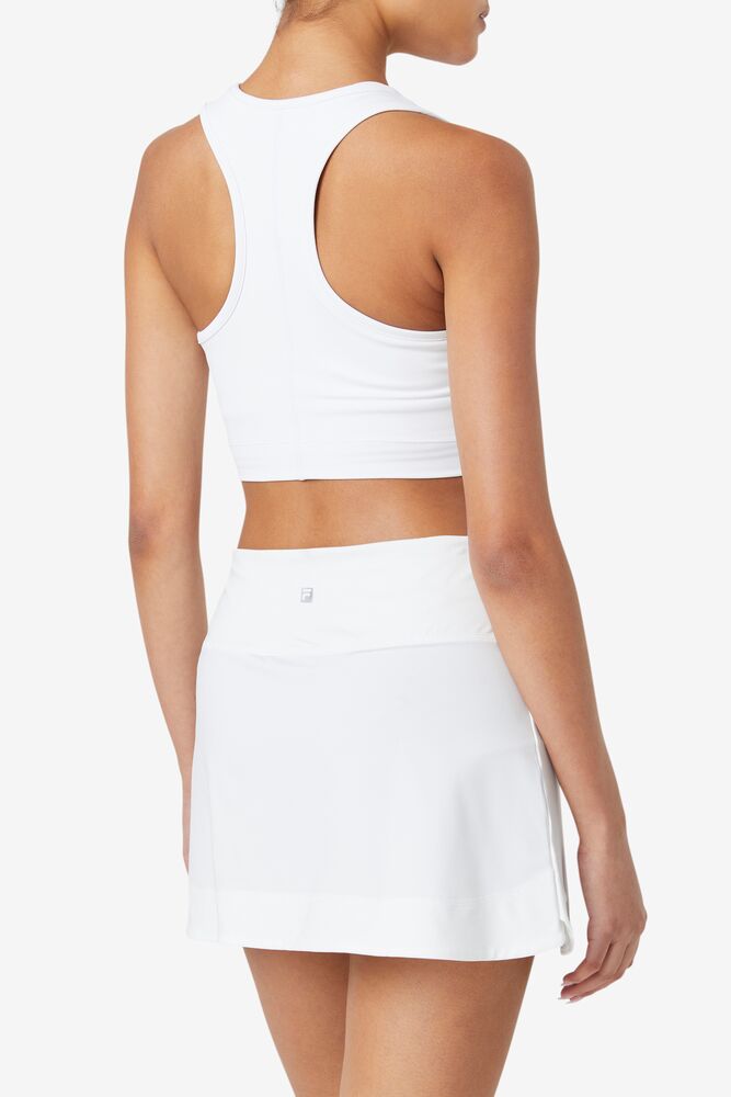 Fila Alva Crop Top Blancas | HFUK72306