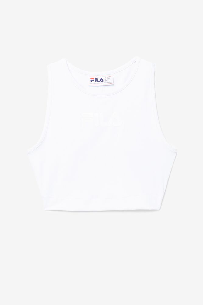 Fila Alva Crop Top Blancas | HFUK72306