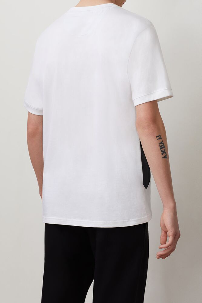 Fila Alvan Tee Wht/Sgrn/Blk | NTUV17962