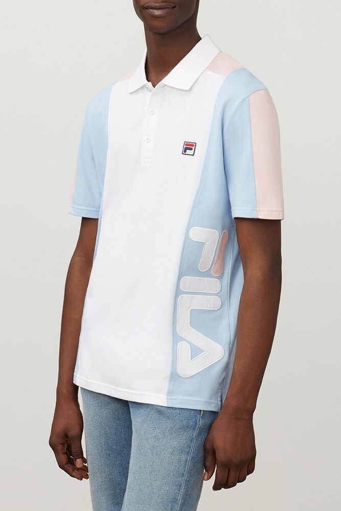 Fila Apache Polo Wht/Cblu/Pkch | AGXI49573