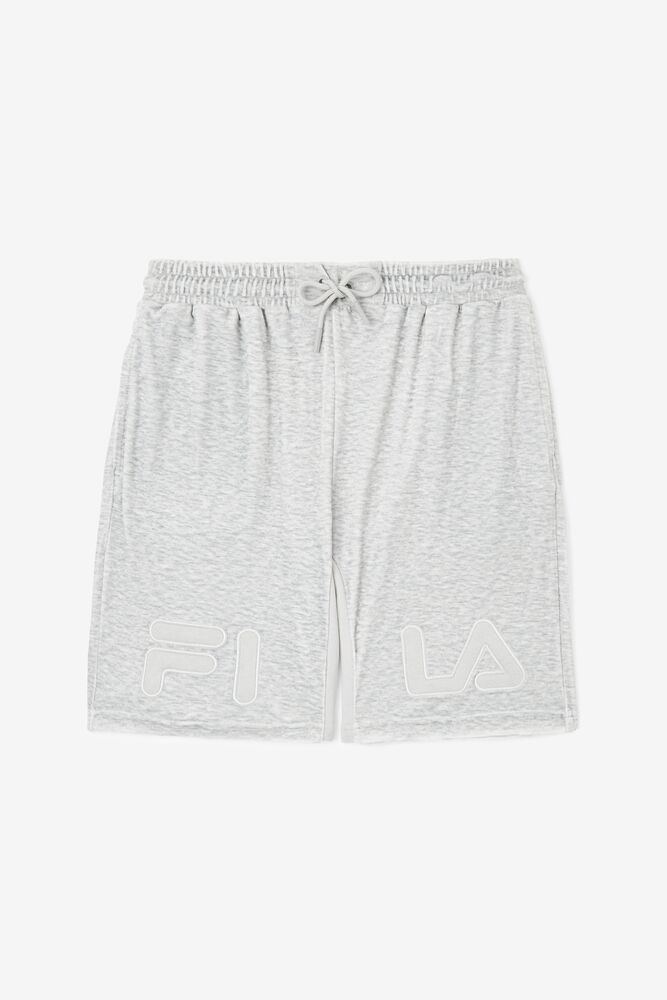 Fila Arc Velour Short Gris Claro | WMEN58342