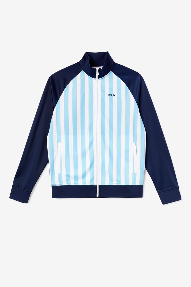 Fila Argentina Track Jacket Azul Marino Blancas | ITDG30748