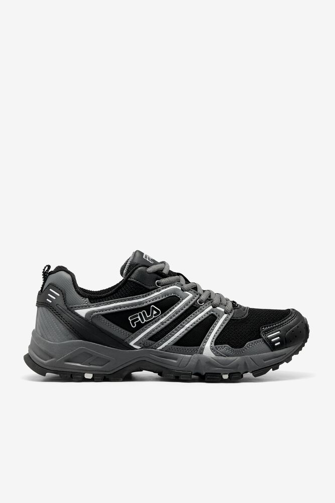 Fila Ascent 8 Tennis Shoes Negras Plateadas | BVMW05768