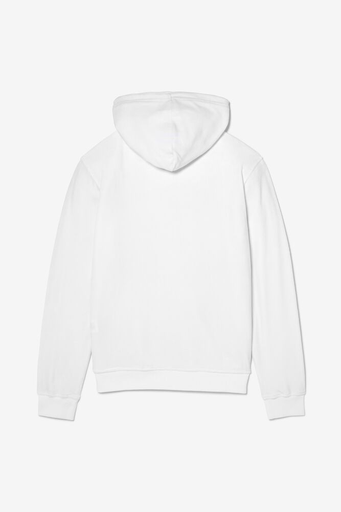 Fila Asher Velour Hoodie Blancas | EDQC47958