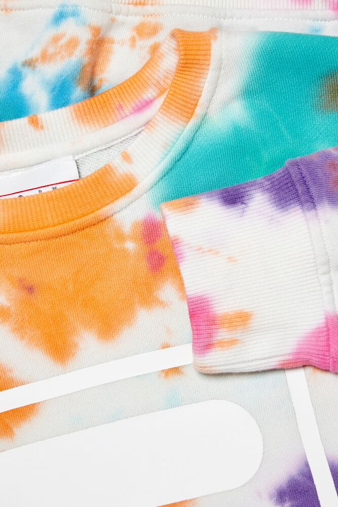 Fila Ashley Tie Dye Sweatshirt Multicolor | WNYA94102