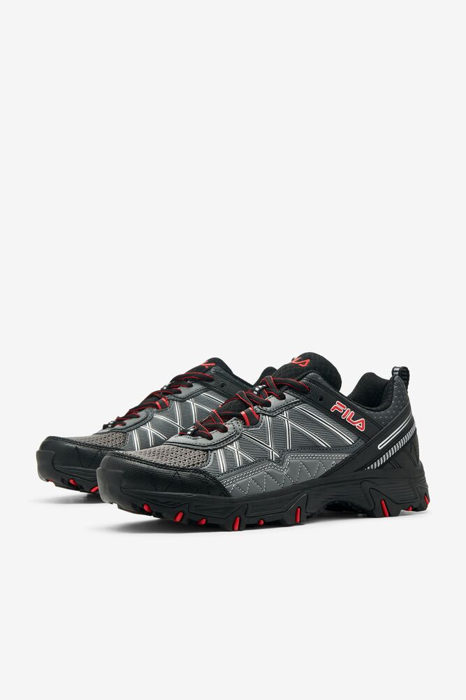 Fila At Peak 20 Tennis Shoes Pewt/Blk/Fred | XVRE53874