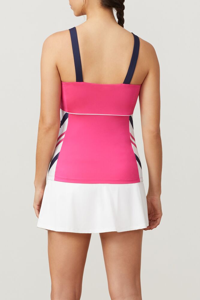 Fila Awning Cami Tank Fprp/Awns/Nvy/W | YMNT45203