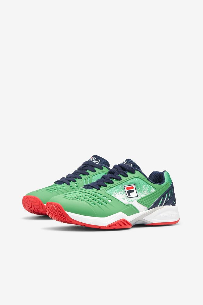 Fila Axilus 2 Energized Le Tennis Shoes Blancas Azul Marino | QHCA19326