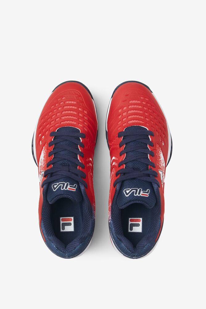 Fila Axilus 2 Energized Le Tennis Shoes Rojas Blancas Azul Marino | DGCH06378