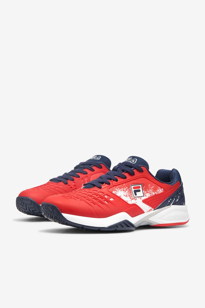 Fila Axilus 2 Energized Le Tennis Shoes Rojas Blancas Azul Marino | DGCH06378