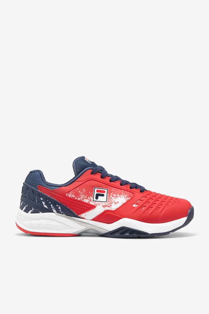 Fila Axilus 2 Energized Le Tennis Shoes Rojas Blancas Azul Marino | DGCH06378