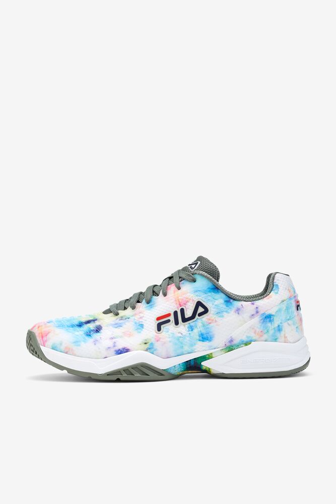 Fila Axilus 2 Energized Tennis Shoes Blancas Verde | YKZJ86152