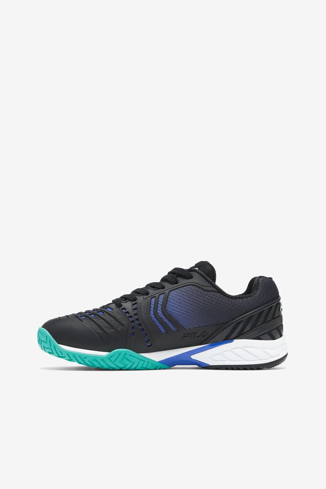 Fila Axilus 2 Energized Tennis Shoes Negras Azules Turquesa | JLGA76501