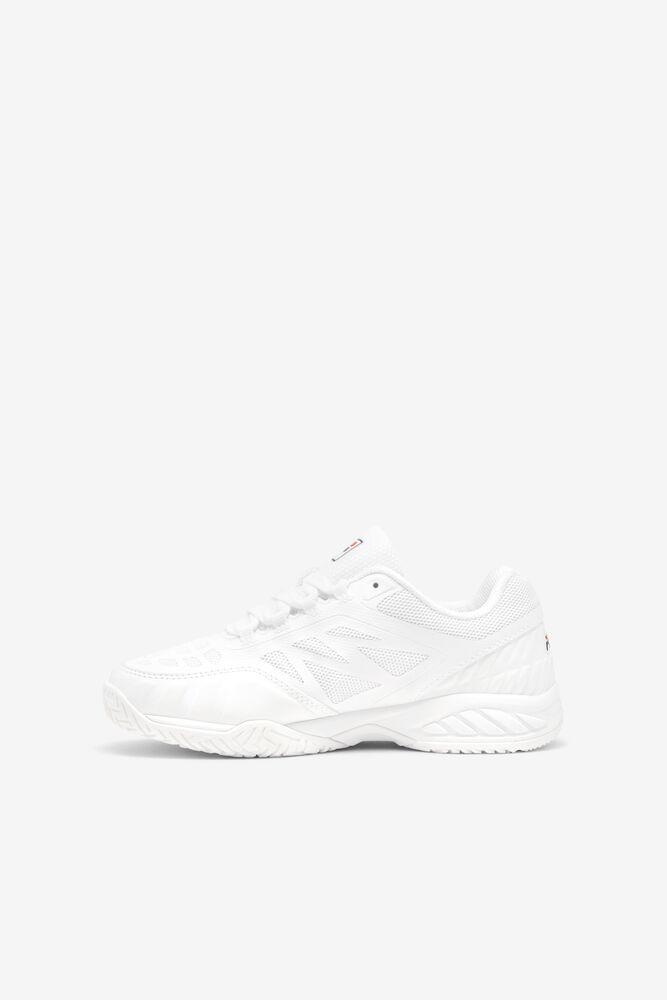 Fila Axilus Jr Tennis Shoes Wht/Wht/Wht | CMIT86972