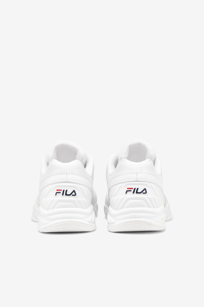 Fila Axilus Jr Tennis Shoes Wht/Wht/Wht | CMIT86972