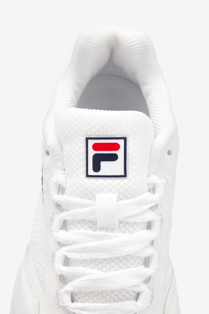 Fila Axilus Jr Tennis Shoes Wht/Wht/Wht | CMIT86972