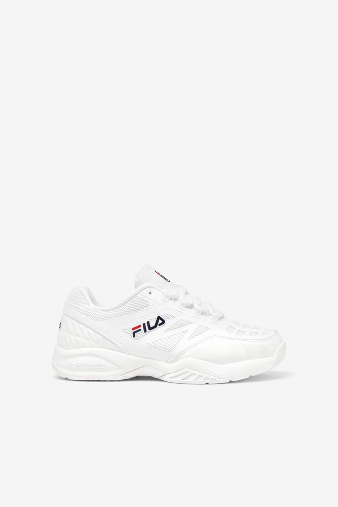 Fila Axilus Jr Tennis Shoes Wht/Wht/Wht | CMIT86972