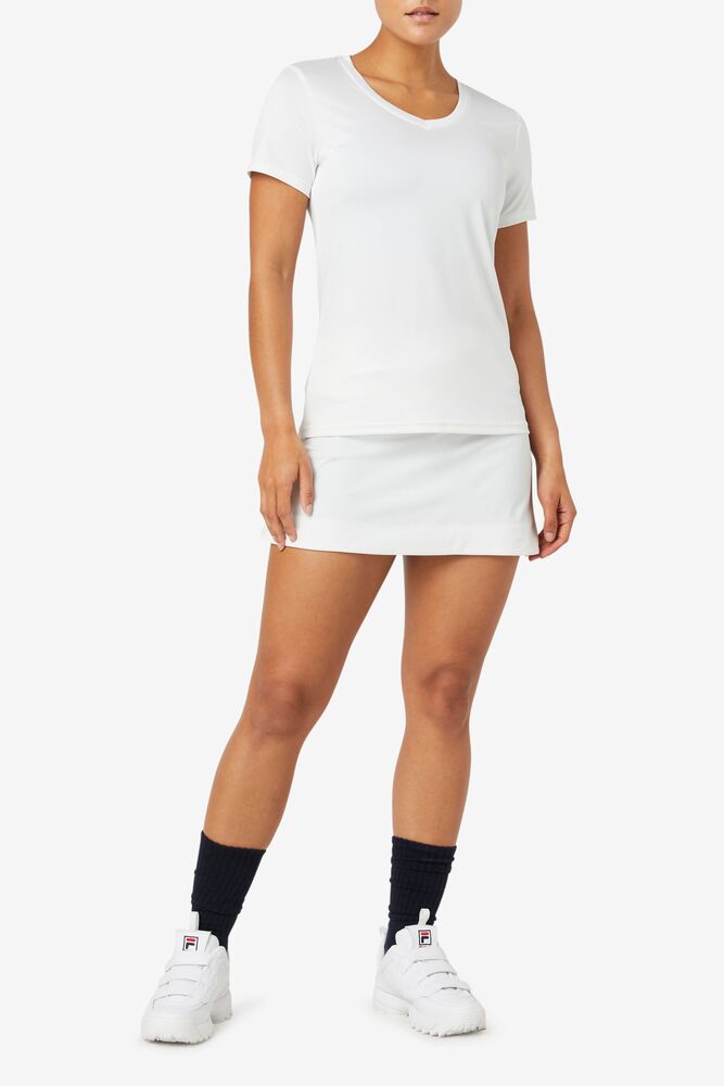 Fila Back Court A-line Skirt Blancas | LFWC38701