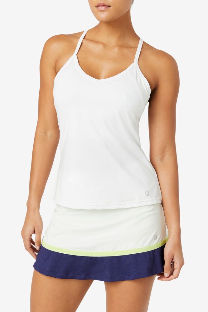 Fila Back Court Cami Tank Blancas | FOWB40159