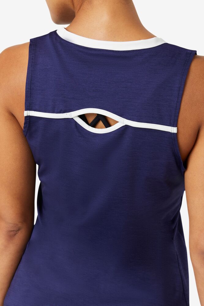 Fila Back Court Full Coverage Tank Blancas | RCMA92758