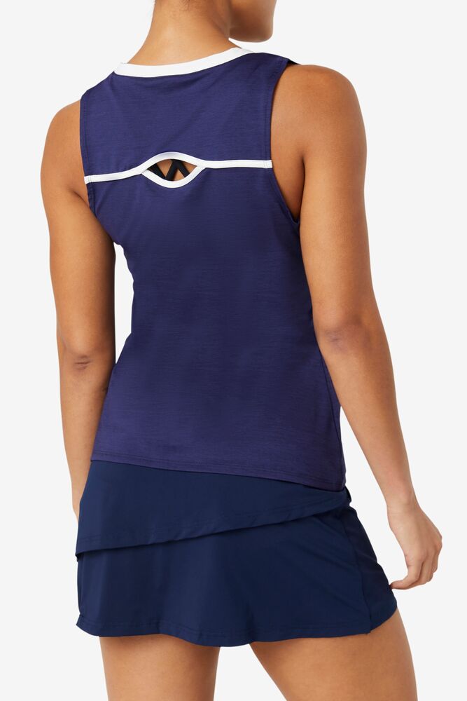 Fila Back Court Full Coverage Tank Blancas | RCMA92758