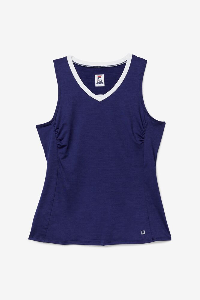 Fila Back Court Full Coverage Tank Blancas | RCMA92758