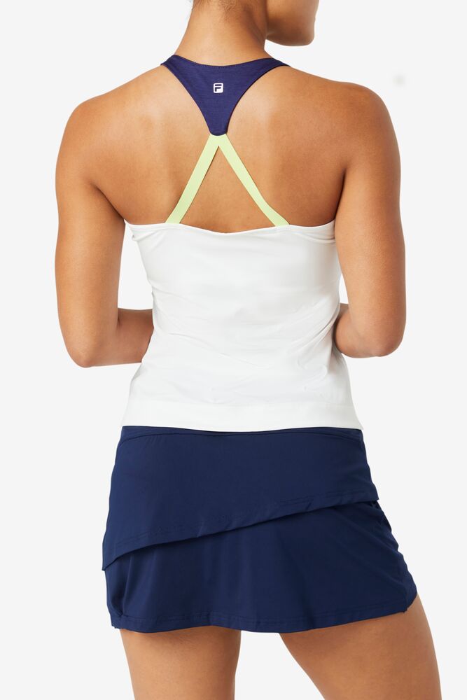 Fila Back Court Halter Tank Blancas | OWZP46589