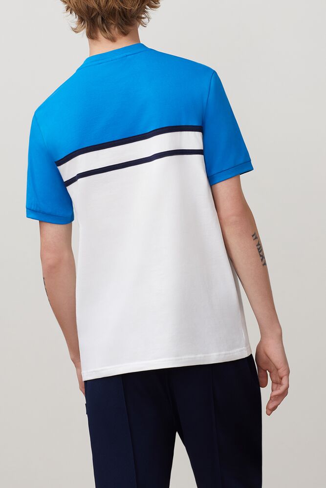 Fila Baldi Tee Drblu/Peac/Wht | HOAC86142