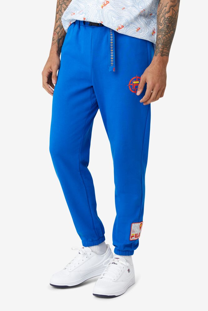 Fila Basecamp Pant Azules | OXMR19867