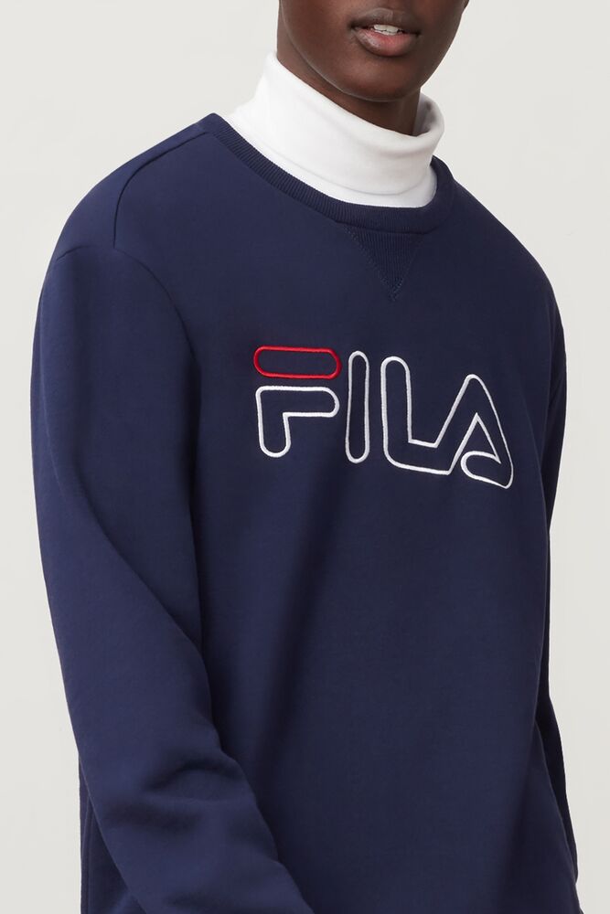 Fila Basil Sweatshirt Peac/Wht/Cred | HFVO20438