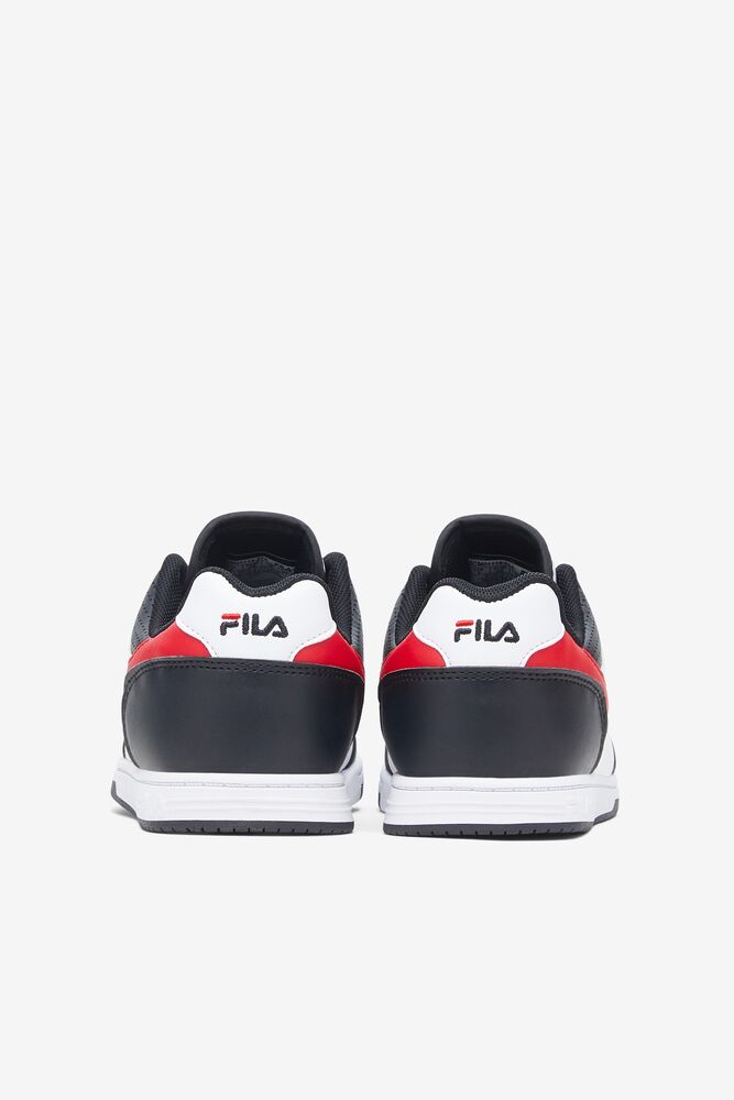 Fila Bbn 92 Low Tennis Shoes Negras Blancas Rojas | PCWQ08517