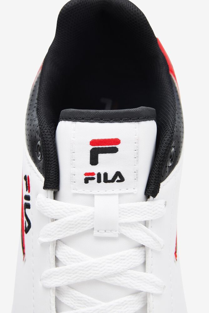 Fila Bbn 92 Low Tennis Shoes Negras Blancas Rojas | PCWQ08517