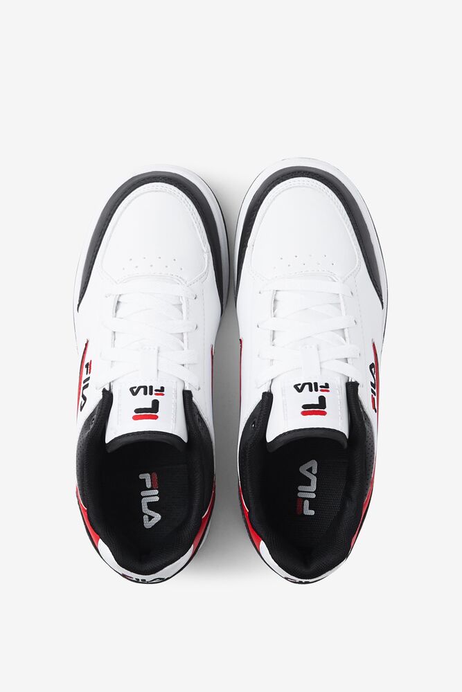 Fila Bbn 92 Low Tennis Shoes Negras Blancas Rojas | JQKO43867