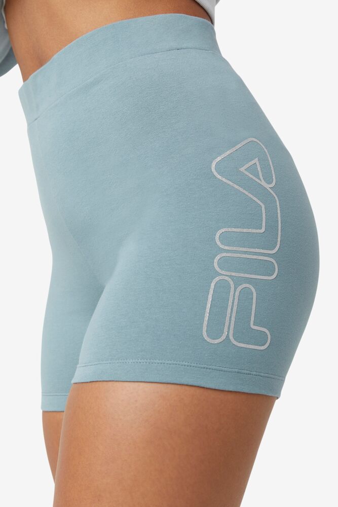 Fila Beatriz High Waist Bike Shorts Plateadas | EZTU27136