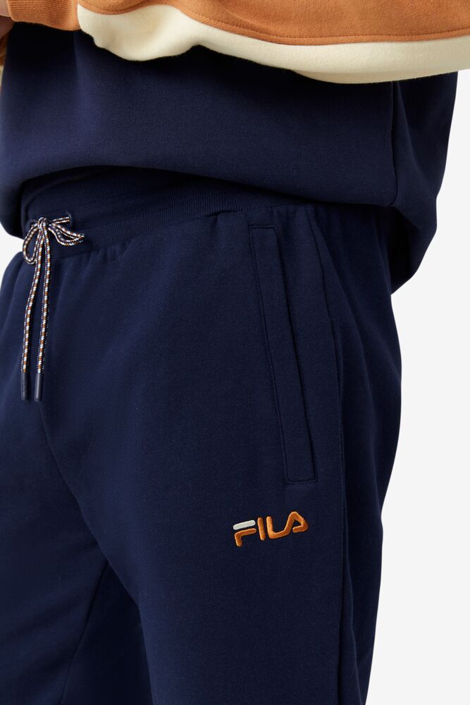 Fila Berson Pant 410 Peacoat / Bran / Bleached Sand | PKIL27603