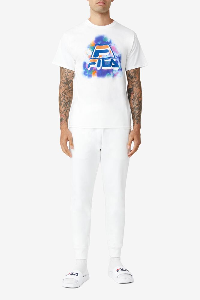 Fila Boniface Tie Dye Tee Blancas | GOSJ94713