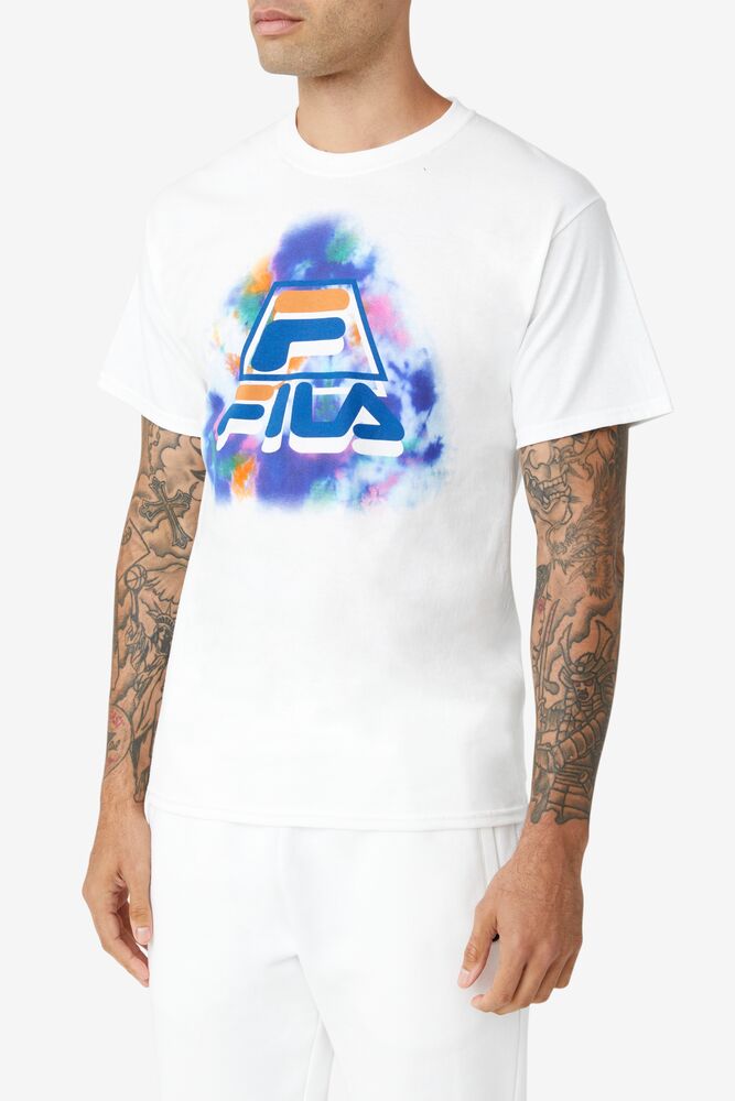 Fila Boniface Tie Dye Tee Blancas | TPVG32160