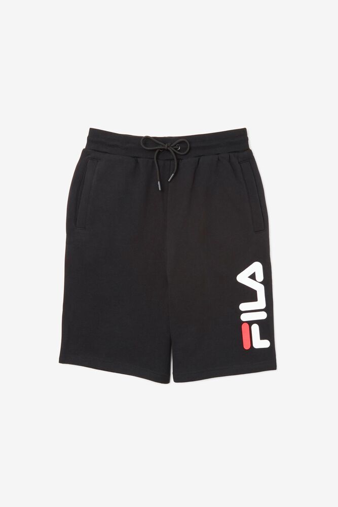 Fila Bono Short Negras Blancas Rojas | SAZB96307