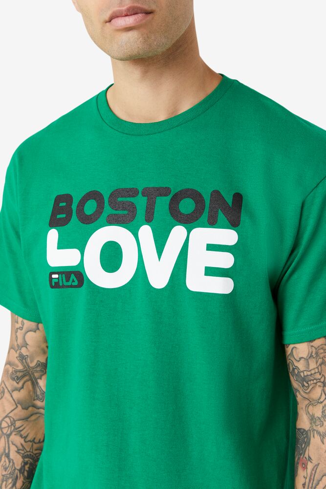 Fila Boston Love Tee Ferngreen | WEVG80125