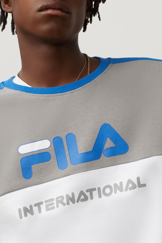 Fila Bravo Sweatshirt Fgry/Wht/Blk | NPOU14586