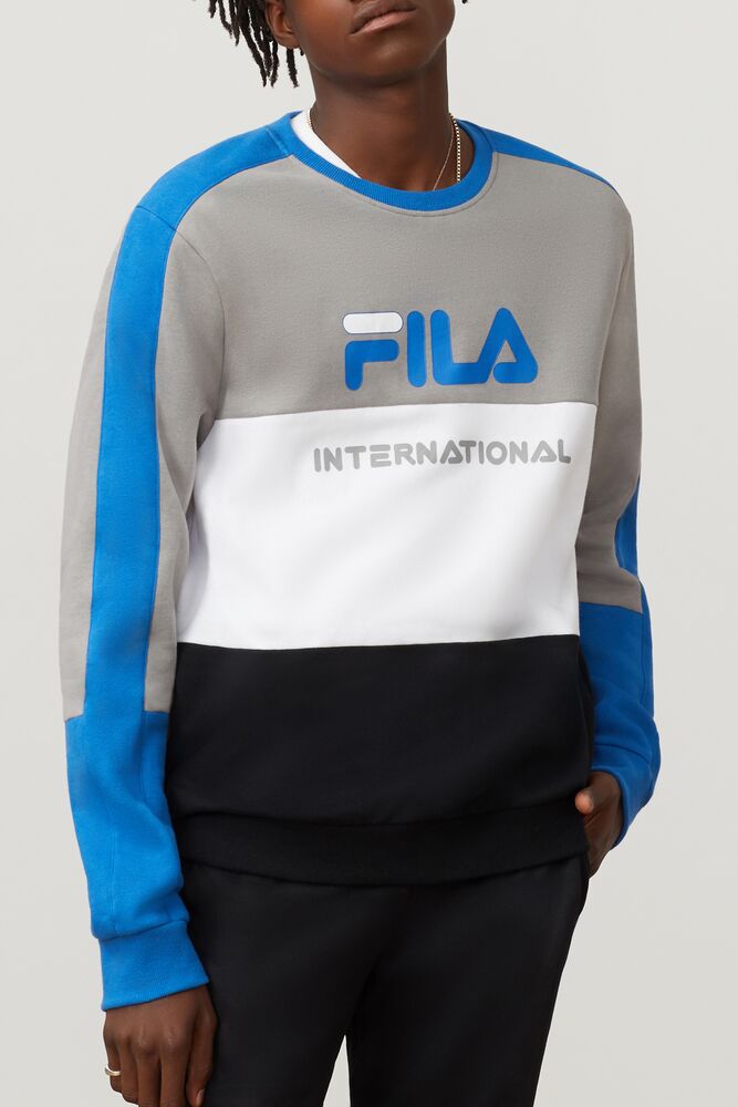 Fila Bravo Sweatshirt Fgry/Wht/Blk | NPOU14586