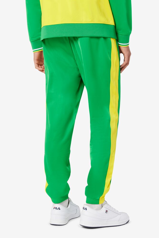 Fila Brazil Track Pant Verde Amarillo | BVKI71203