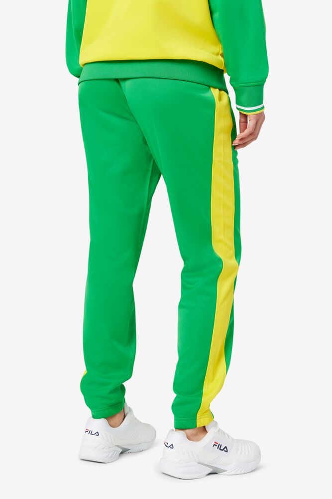 Fila Brazil Track Pant Verde Amarillo | BVKI71203