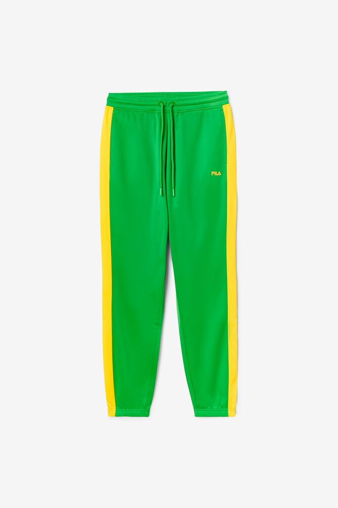 Fila Brazil Track Pant Verde Amarillo | BVKI71203