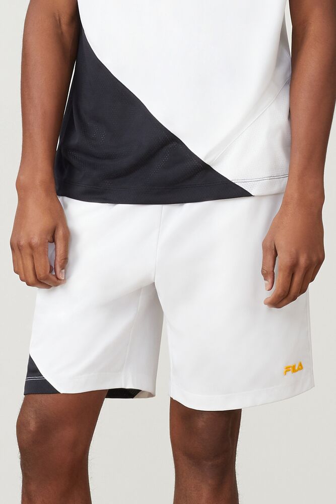 Fila Break Point Short Blancas Negras | CPQX91832